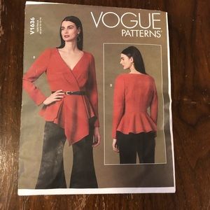 Pattern with cut pieces